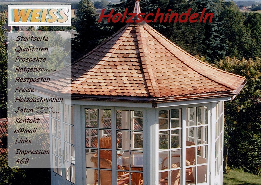 Teehaus mit Tferschuppenschindeln aus Rot-Zeder
