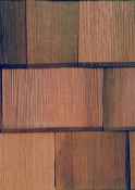 gespaltene Holzschindeln